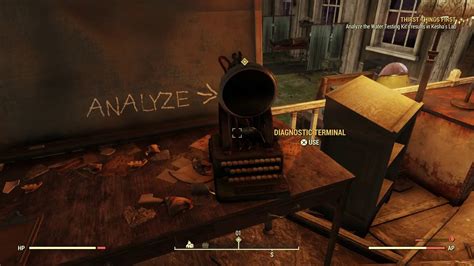 fallout 76 analyze the water testing kits kesha's lab|fallout 76 thirst things first water test.